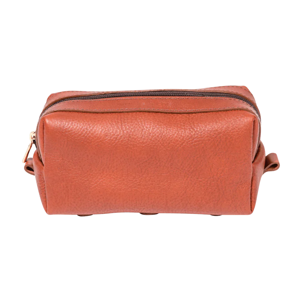 Shop Leather Toiletry Bags in Cognac