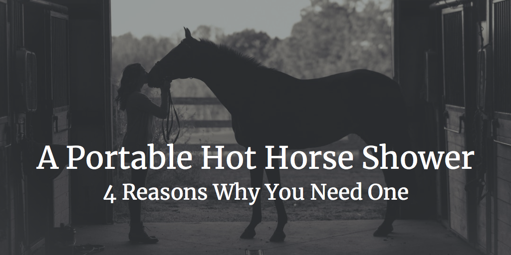 A Portable Hot Horse Shower - 4 Reasons Why You Need One