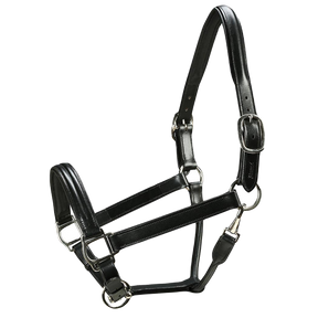 Triple-Stitched Durable Leather Horse Halter