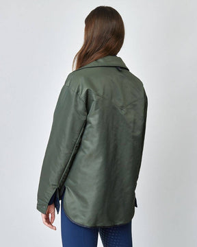 Reversible Padded Stable Jacket in Green