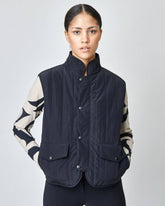Quilted Riding Vest Black